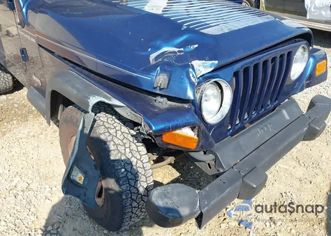2002 Jeep Wrangler X z USA, uszkodzony, nr VIN 1J4FA39S52P744825
